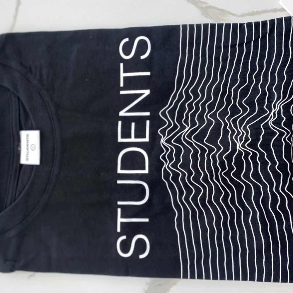 Men’s Black Graphic Tee by‎ STUDENTS